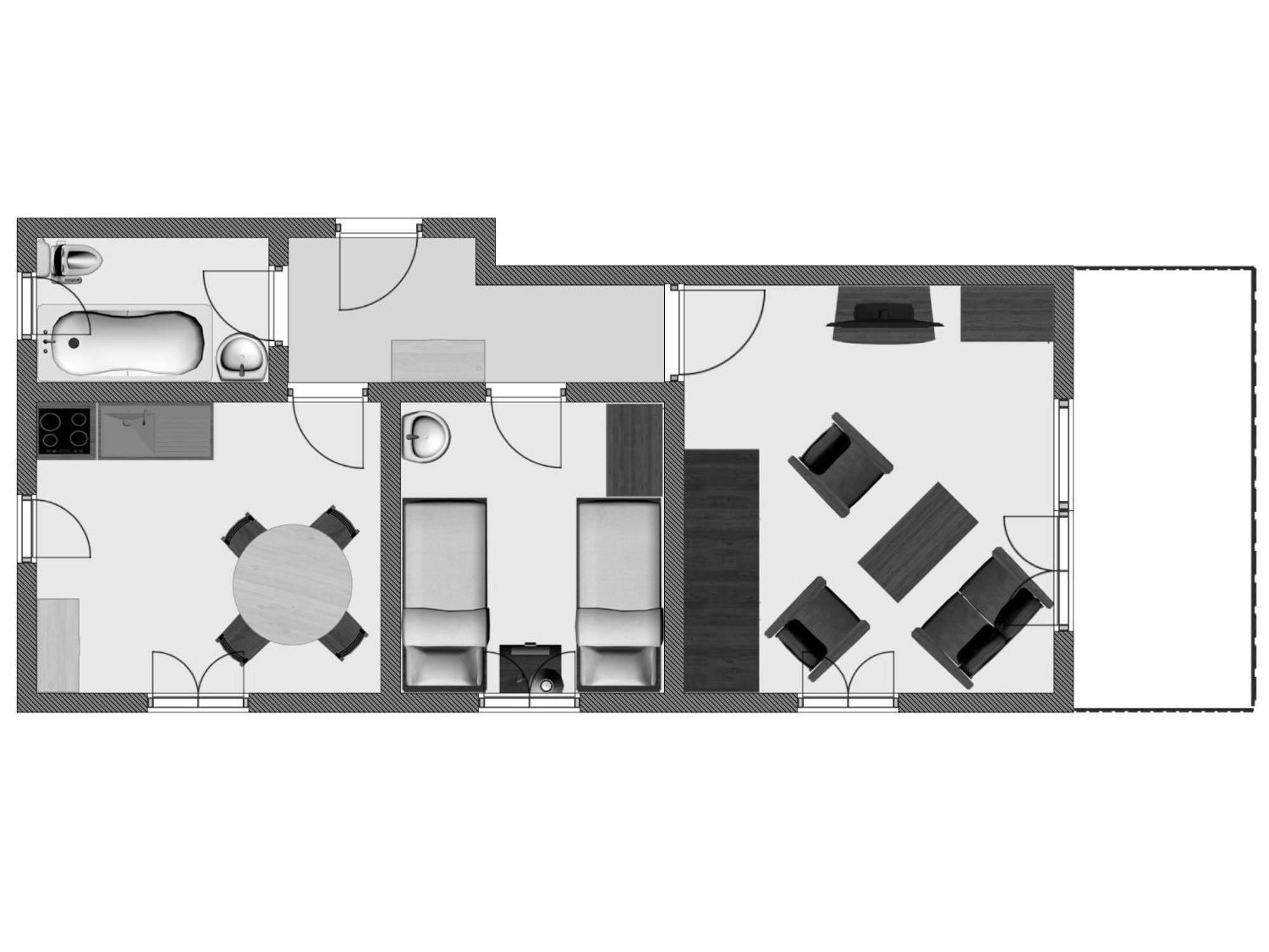 Chalet Soldanella Grachen Bilik gambar